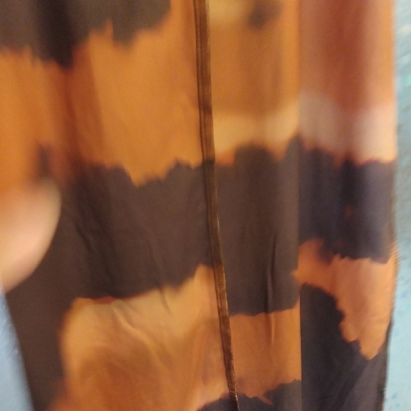 Brown and Black Tie-Dye Bodycon Dress - Picture 7 of 8